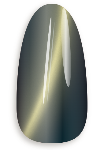Illustrated Cat-eye nail