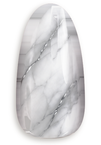 Illustrated Marble nail